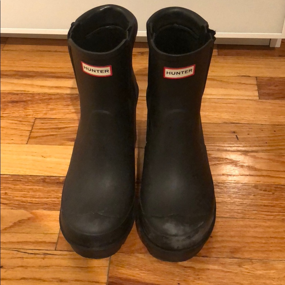 Hunter Original Block Heel Chelsea Boots